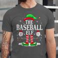 The Baseball Elf Christmas Sport Lovers Xmas Elf Unisex Jersey T-Shirt