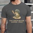 Baseball Frog Saying Batting Retro Artwork Unisex Jersey T-Shirt Baseball Frog Saying Batting Retro Artwork Unisex Jersey T-Shirt