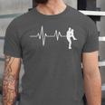 Baseball Heartbeat Pitcher Position Simple Line Art Unisex Jersey T-Shirt Baseball Heartbeat Pitcher Position Simple Line Art Unisex Jersey T-Shirt