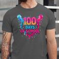 Baseball Ice Cream Drip 100 Days Of School Boys Girls 100th Unisex Jersey T-Shirt Baseball Ice Cream Drip 100 Days Of School Boys Girls 100th Unisex Jersey T-Shirt