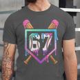 Baseball Ice Cream Drip 67 Player Dabbing Six Seven Boys Unisex Jersey T-Shirt Baseball Ice Cream Drip 67 Player Dabbing Six Seven Boys Unisex Jersey T-Shirt