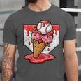 Baseball Ice Cream Drip Baseball Strawberry For Youth Red Unisex Jersey T-Shirt Baseball Ice Cream Drip Baseball Strawberry For Youth Red Unisex Jersey T-Shirt