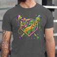 Baseball Mardi Gras Home Plate Ice Cream Drip Carnival Mask Unisex Jersey T-Shirt Baseball Mardi Gras Home Plate Ice Cream Drip Carnival Mask Unisex Jersey T-Shirt