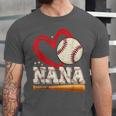 Baseball Nana Baseball Heart Family Matching Unisex Jersey T-Shirt