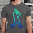 Baseball Player Graphic Unisex Jersey T-Shirt