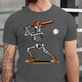 Baseball Skeleton Spooky Boys Halloween Baseball Player Unisex Jersey T-Shirt Baseball Skeleton Spooky Boys Halloween Baseball Player Unisex Jersey T-Shirt