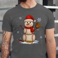 Baseball Snowman Merry Christmas Holiday Sports Xmas Pajamas Unisex Jersey T-Shirt Baseball Snowman Merry Christmas Holiday Sports Xmas Pajamas Unisex Jersey T-Shirt
