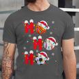 Basketball Baseball Soccer Christmas Ho Ho Ho Santa Xmas Unisex Jersey T-Shirt Basketball Baseball Soccer Christmas Ho Ho Ho Santa Xmas Unisex Jersey T-Shirt