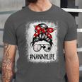 Bleached Nanny Life Soccer Messy Bun Baseball Game Day Unisex Jersey T-Shirt Bleached Nanny Life Soccer Messy Bun Baseball Game Day Unisex Jersey T-Shirt