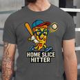Boys Pizza Theme Baseball Home Hitter Unisex Jersey T-Shirt