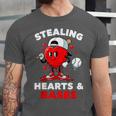 Boys Valentines Baseball Drip Icecream Stealing Hearts Kids Unisex Jersey T-Shirt Boys Valentines Baseball Drip Icecream Stealing Hearts Kids Unisex Jersey T-Shirt