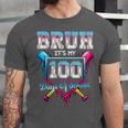 Bruh It's My 100 Days Of School Baseball Ice Cream Drip Boys Unisex Jersey T-Shirt Bruh It's My 100 Days Of School Baseball Ice Cream Drip Boys Unisex Jersey T-Shirt