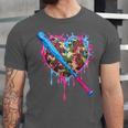 Camo Baseball Heart Drip Valentine Baseball Icecream Boys Unisex Jersey T-Shirt Camo Baseball Heart Drip Valentine Baseball Icecream Boys Unisex Jersey T-Shirt