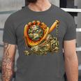 Camo Ice Cream Drip Baseball Stuff Baseball Drip Boys Unisex Jersey T-Shirt