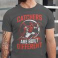 Catchers Are Built Different Baseball Catcher Unisex Jersey T-Shirt Catchers Are Built Different Baseball Catcher Unisex Jersey T-Shirt