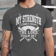 Christian Baseball My Strength Comes From The Lord Baseball Unisex Jersey T-Shirt Christian Baseball My Strength Comes From The Lord Baseball Unisex Jersey T-Shirt