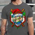 Christmas Baseball Ice Cream Drip Santa Baseball Player Kids Unisex Jersey T-Shirt Christmas Baseball Ice Cream Drip Santa Baseball Player Kids Unisex Jersey T-Shirt
