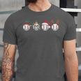 Christmas Baseball Player X-Mas Balls Unisex Jersey T-Shirt