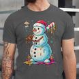 Christmas Baseball Snowman Drip For Boys Men Girls Women Unisex Jersey T-Shirt Christmas Baseball Snowman Drip For Boys Men Girls Women Unisex Jersey T-Shirt