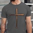 Cross Baseball Bats Christian Faith Sports Coach Pitcher Unisex Jersey T-Shirt Cross Baseball Bats Christian Faith Sports Coach Pitcher Unisex Jersey T-Shirt