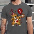 Dabbing Cool Cat Baseball 5th Birthday Unisex Jersey T-Shirt Dabbing Cool Cat Baseball 5th Birthday Unisex Jersey T-Shirt