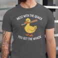 Duck And Baseball Bat Mess With The Quack You Get Whack Unisex Jersey T-Shirt Duck And Baseball Bat Mess With The Quack You Get Whack Unisex Jersey T-Shirt