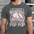My Favorite Baseball Player Calls Me Pop Pop Unisex Jersey T-Shirt My Favorite Baseball Player Calls Me Pop Pop Unisex Jersey T-Shirt