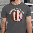 Grammy Of Ballers Football Baseball Grandma Grammy Unisex Jersey T-Shirt