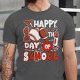 Happy 100 Days Of School Baseball Football PE Teacher Unisex Jersey T-Shirt Happy 100 Days Of School Baseball Football PE Teacher Unisex Jersey T-Shirt