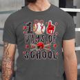 Happy 100 Days Of School Baseball Girls Coquette Bow Teacher Unisex Jersey T-Shirt
