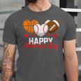 Happy Valentine’s Day Basketball Football Baseball Hearts Unisex Jersey T-Shirt