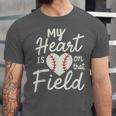 My Heart Is On That Field Baseball Unisex Jersey T-Shirt My Heart Is On That Field Baseball Unisex Jersey T-Shirt
