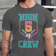 Hi 5 Birthday Party Decorations For Boy Baseball Drip 5th Unisex Jersey T-Shirt Hi 5 Birthday Party Decorations For Boy Baseball Drip 5th Unisex Jersey T-Shirt