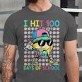 I Hit 100 Days Of School Baseball Drip 100th Day Of School Unisex Jersey T-Shirt I Hit 100 Days Of School Baseball Drip 100th Day Of School Unisex Jersey T-Shirt