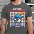 I Hit 100 Days Of School Baseball Player Kids Boys Son Unisex Jersey T-Shirt I Hit 100 Days Of School Baseball Player Kids Boys Son Unisex Jersey T-Shirt