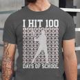 I Hit 100 Days Of School Boys Kids 100th Day Balls Baseball Unisex Jersey T-Shirt I Hit 100 Days Of School Boys Kids 100th Day Balls Baseball Unisex Jersey T-Shirt