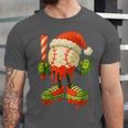 Ice Cream Drip Baseball Christmas Baseball Drip Candy Cane Unisex Jersey T-Shirt Ice Cream Drip Baseball Christmas Baseball Drip Candy Cane Unisex Jersey T-Shirt