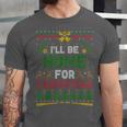 I’Ll Be Home For Christmas Baseball Ugly Sweater Unisex Jersey T-Shirt I’Ll Be Home For Christmas Baseball Ugly Sweater Unisex Jersey T-Shirt