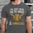 I'm Just Here For The Snacks And Commercials Baseball Unisex Jersey T-Shirt