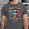 It's My 6733 Days Of School Baseball Ice Cream Dripping Unisex Jersey T-Shirt