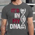 ITS In My DNA Baseball Sport Player Saying Unisex Jersey T-Shirt ITS In My DNA Baseball Sport Player Saying Unisex Jersey T-Shirt