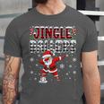 Jingle Ballers Plaid Santa Dabbing Baseball Christmas Unisex Jersey T-Shirt Jingle Ballers Plaid Santa Dabbing Baseball Christmas Unisex Jersey T-Shirt