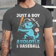 Just A Boy Who Loves Axolotls & Baseball Unisex Jersey T-Shirt