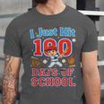 I Just Hit 100 Days Of School Baseball 100th Day Boys Kids Unisex Jersey T-Shirt