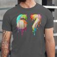 Kids Meme 67 Number Six 6 Seven 7 Ice Cream Drips Baseball Unisex Jersey T-Shirt Kids Meme 67 Number Six 6 Seven 7 Ice Cream Drips Baseball Unisex Jersey T-Shirt
