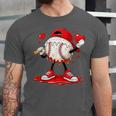 Kids Valentine Baseball Boys Valentines Day Tee Unisex Jersey T-Shirt