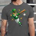 Leprechaun Play Baseball St Patrick's Day Men Kid Boys Unisex Jersey T-Shirt Leprechaun Play Baseball St Patrick's Day Men Kid Boys Unisex Jersey T-Shirt