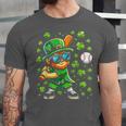 Leprechaun Playing Baseball Happy St Patricks Day Men Boys Unisex Jersey T-Shirt Leprechaun Playing Baseball Happy St Patricks Day Men Boys Unisex Jersey T-Shirt