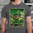 Leprechaun Playing Baseball Japanese Art St Patricks Day Unisex Jersey T-Shirt Leprechaun Playing Baseball Japanese Art St Patricks Day Unisex Jersey T-Shirt