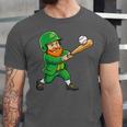 Leprechaun Playing Baseball St Patricks Day Men Boys Kids Unisex Jersey T-Shirt Leprechaun Playing Baseball St Patricks Day Men Boys Kids Unisex Jersey T-Shirt